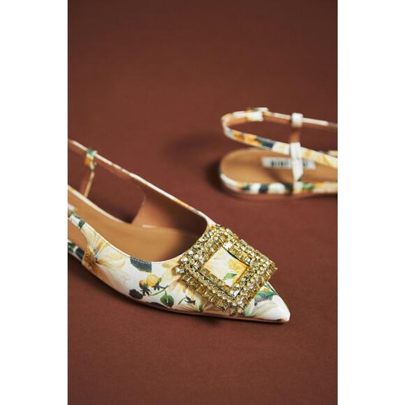 Bibi Lou Embellished Flats -New 5.5 US - Picture 2 of 6